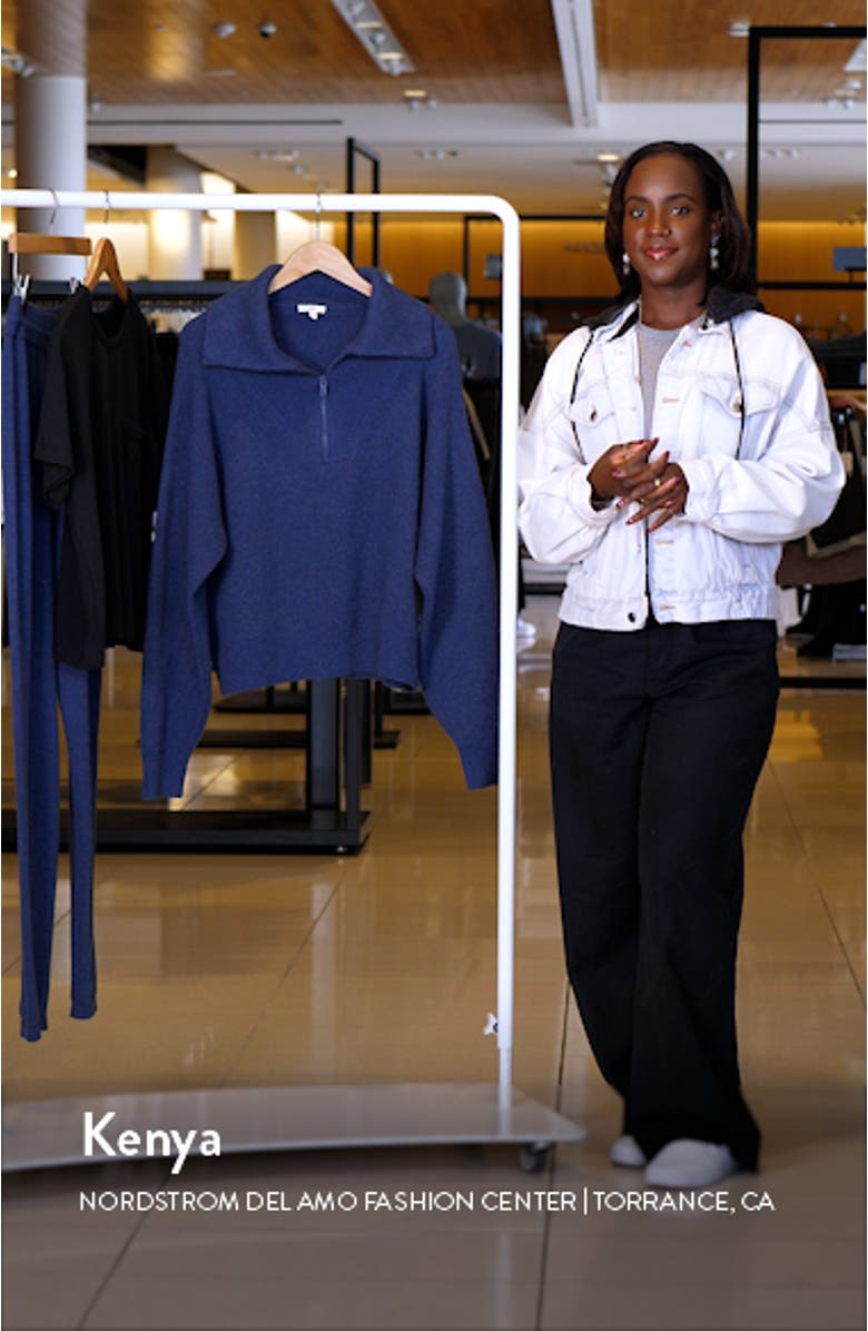 Cottonsilk<sup>™</sup> Organic Cotton Blend Half Zip Pullover, sales video thumbnail