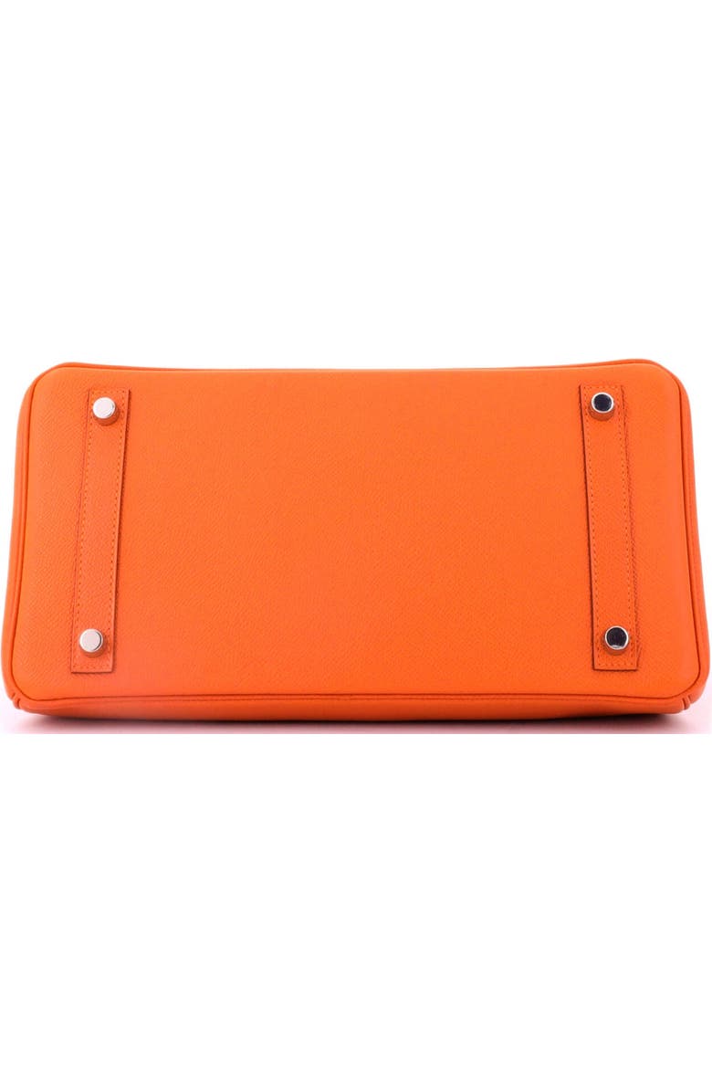 Pre-Owned Hermes Birkin Handbag Orange Epsom with Palladium Hardware 30, Alternate, color, Orange H