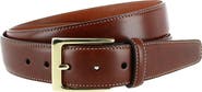 Trafalgar Big & Tall Classic Cortina 30mm Leather Belt