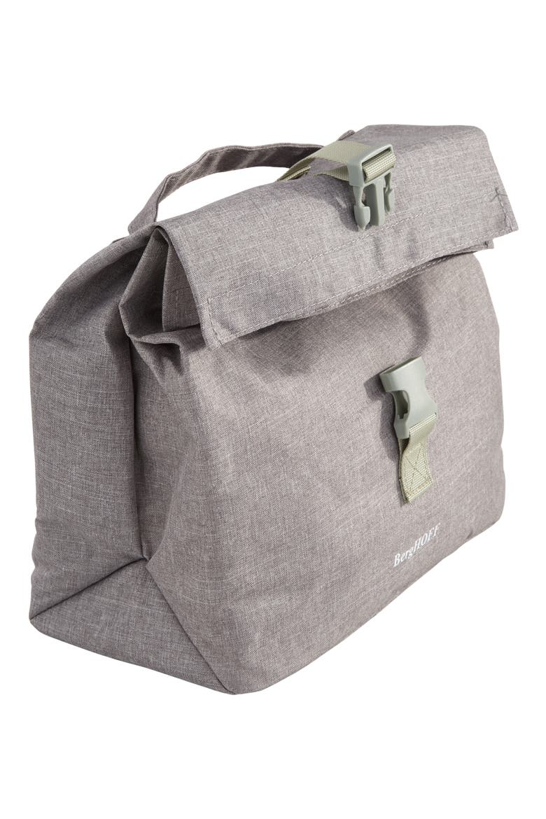Leo Insulated Lunch Bag, Main, color, GREY