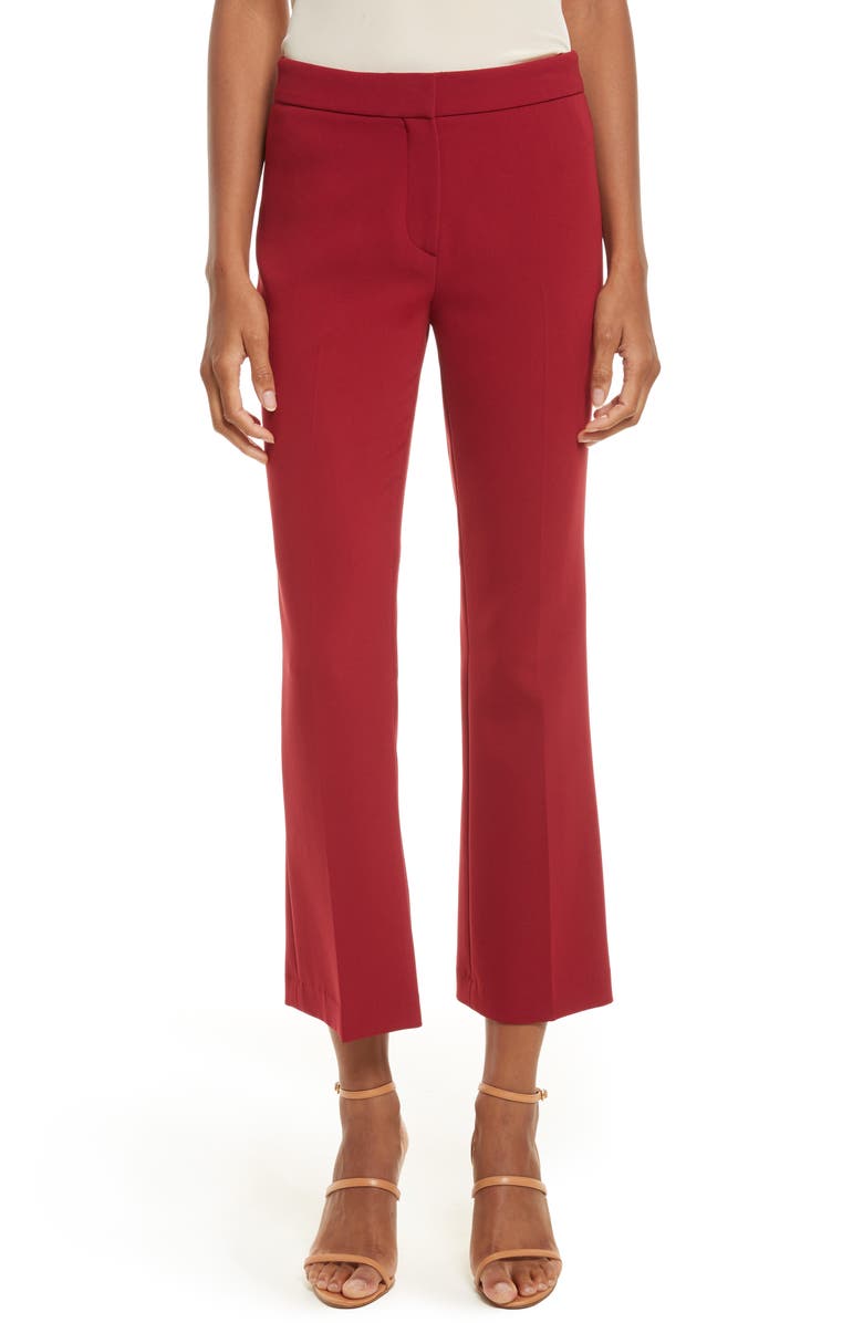 Theory Admiral Crepe Kick Crop Pants, Main, color,