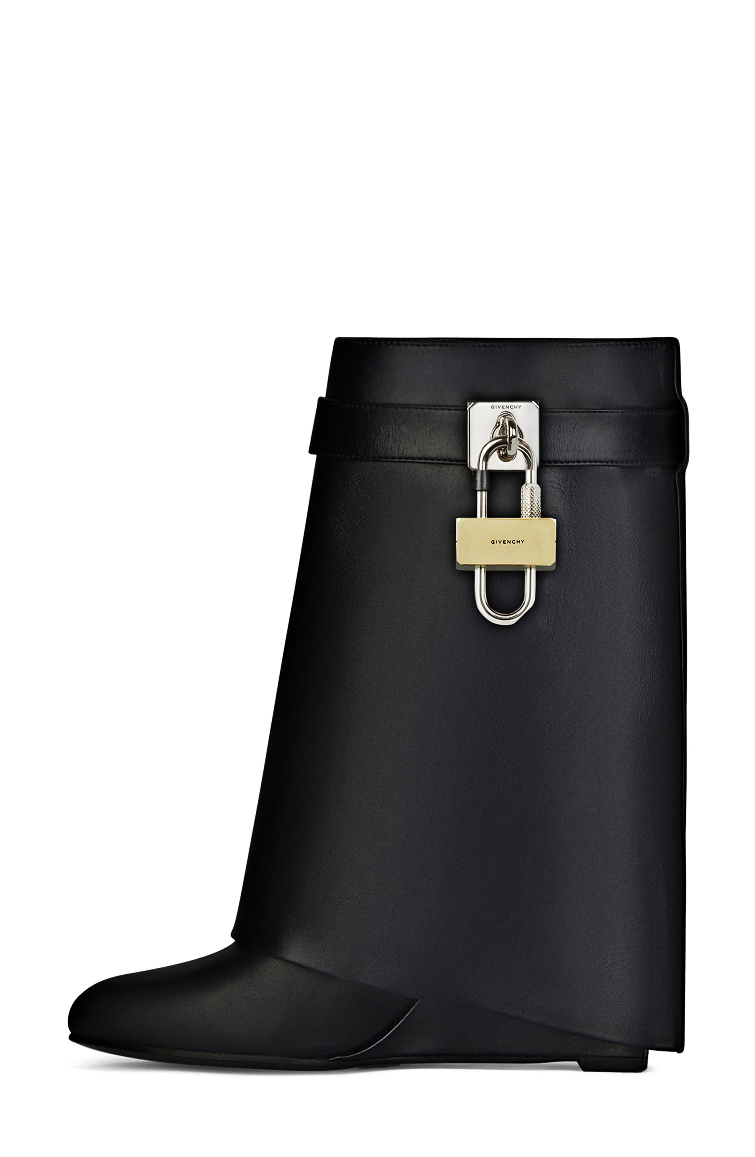Givenchy Shark Lock Ankle Boot, Alternate, color, 