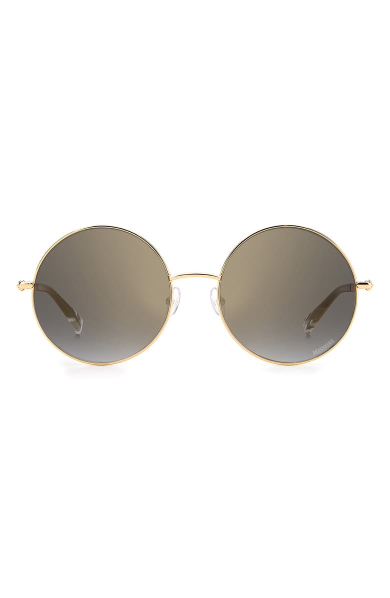 Missoni 58mm Round Sunglasses, Main, color, 
