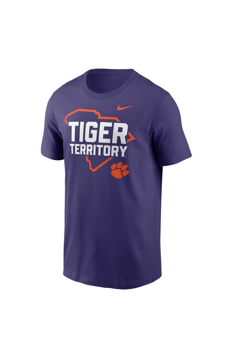 Nike Men's Nike Purple Clemson Tigers Campus Local T-Shirt, Alternate, color, Purple
