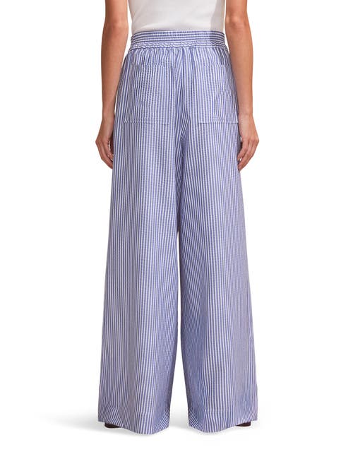 Ro&zo Wide Leg Stripe Drawstring Trousers