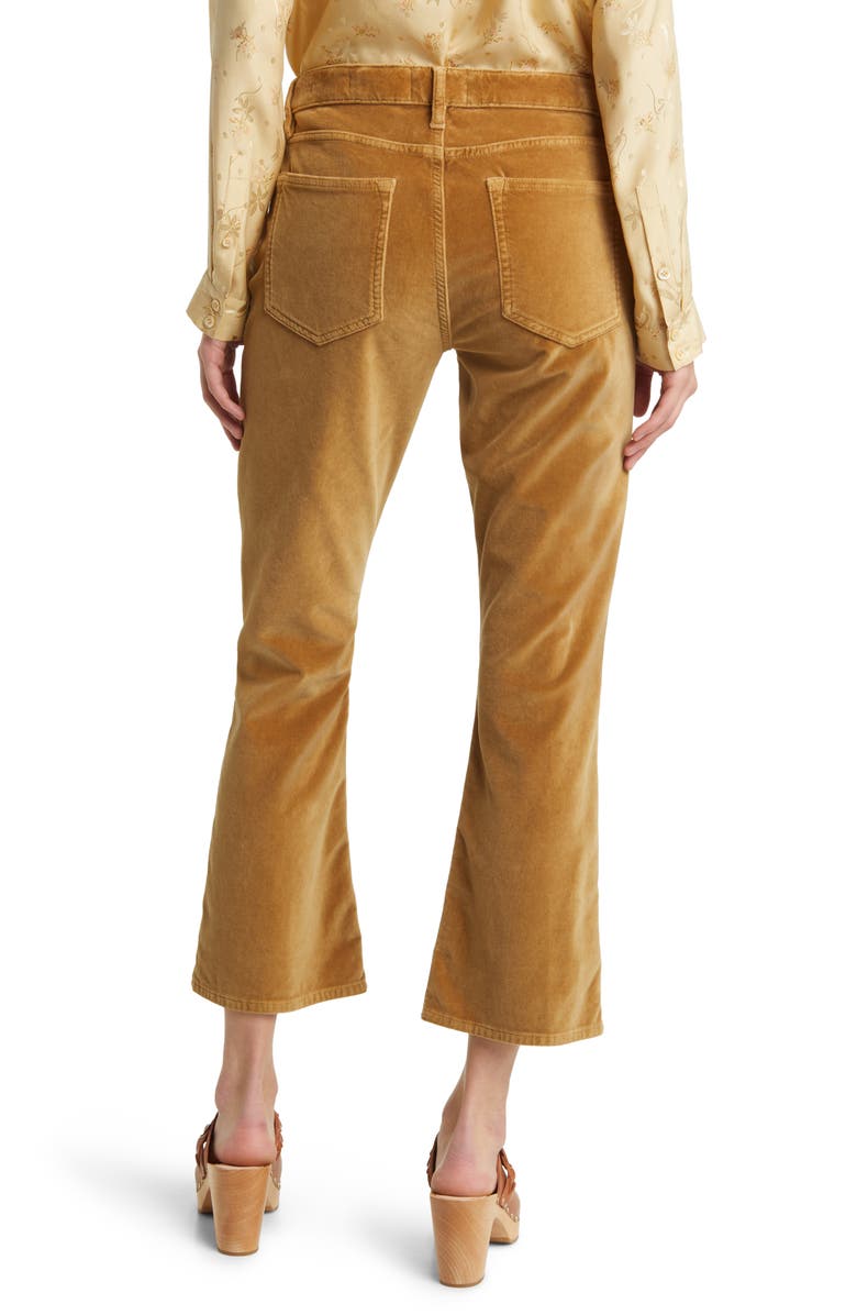 FRAME Le Crop Mini Corduroy Bootcut Jeans, Alternate, color, Camel