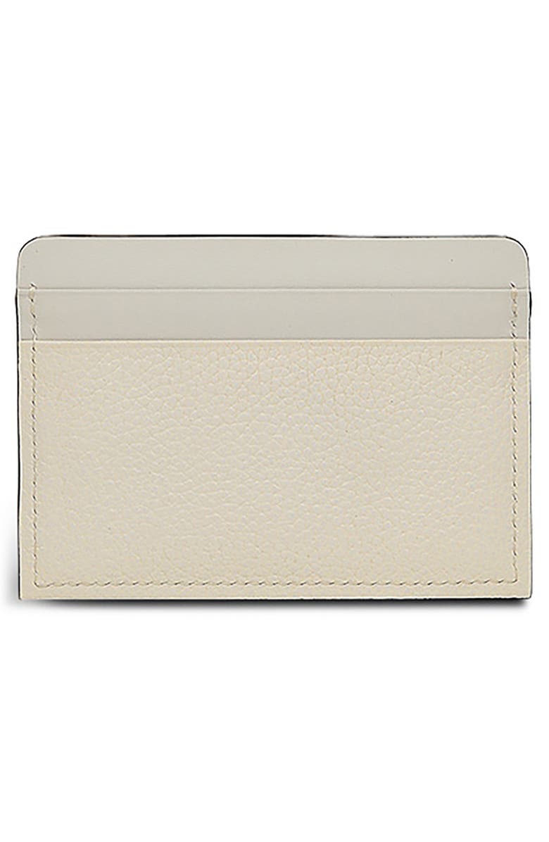 Radley Alpha Road Small Leather Card Holder, Alternate, color, Chalk