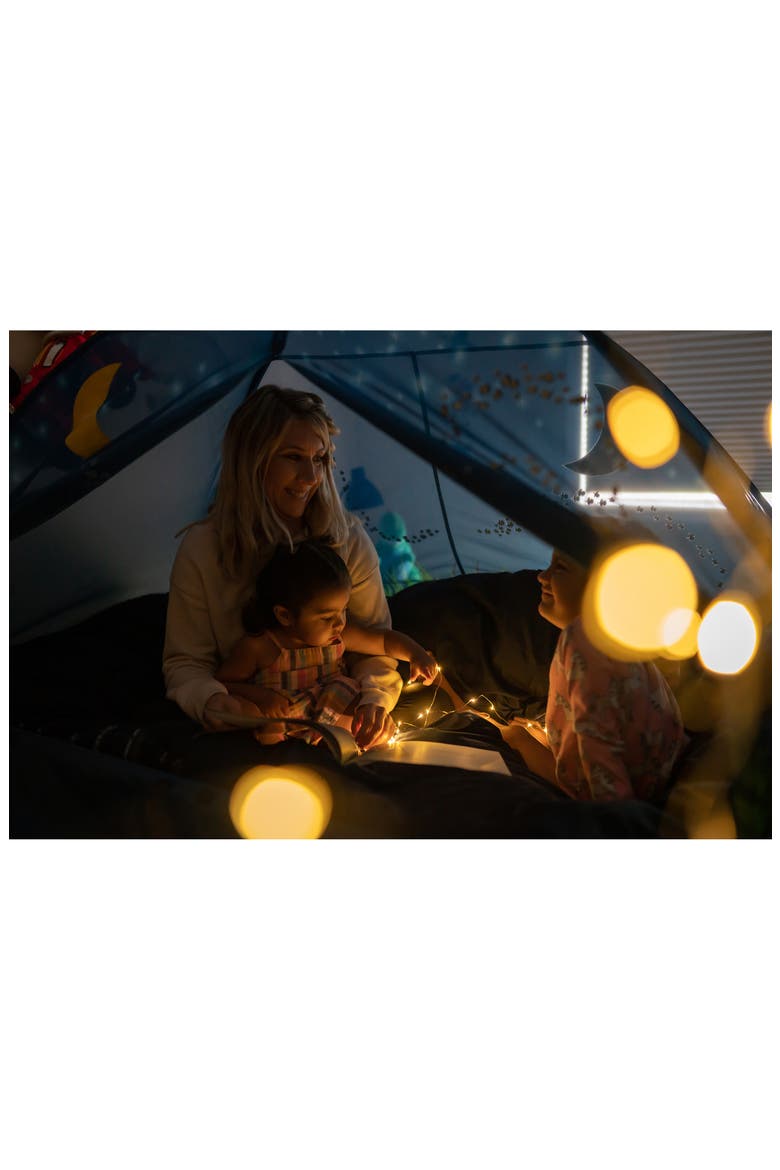 Twin-Size Glow in the Dark Bed Tent, Alternate, color, BLUE