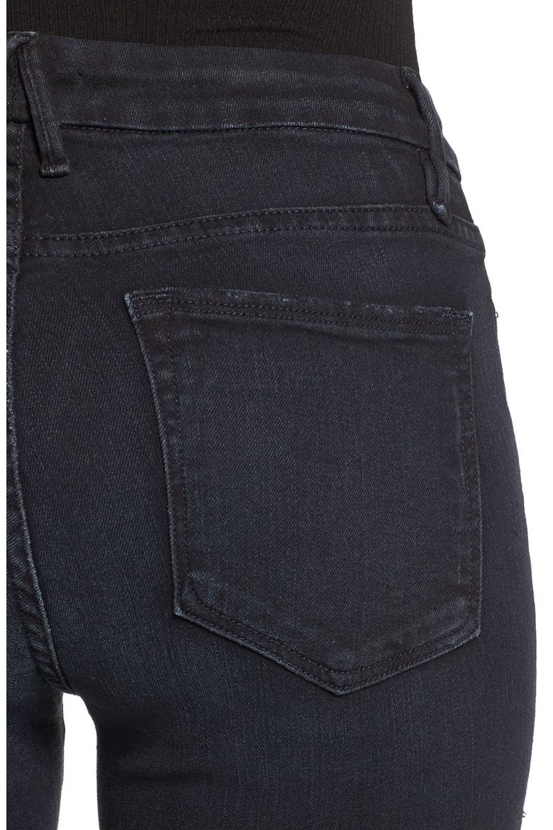 Good Legs High Rise Ripped Skinny Jeans, Alternate, color, BLUE 001