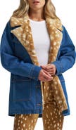 Wrangler Faux Fur Lined Denim Coat