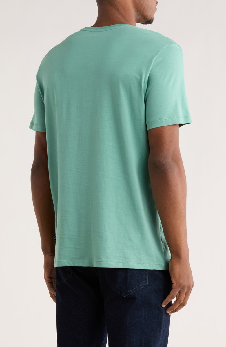 Calvin Klein Liquid Logo T-Shirt, Alternate, color, Beryl Green