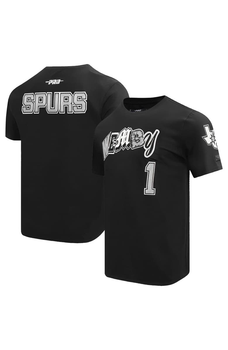 PRO STANDARD Men's Pro Standard Victor Wembanyama Black San Antonio Spurs City Ransom T-Shirt, Alternate, color, Black