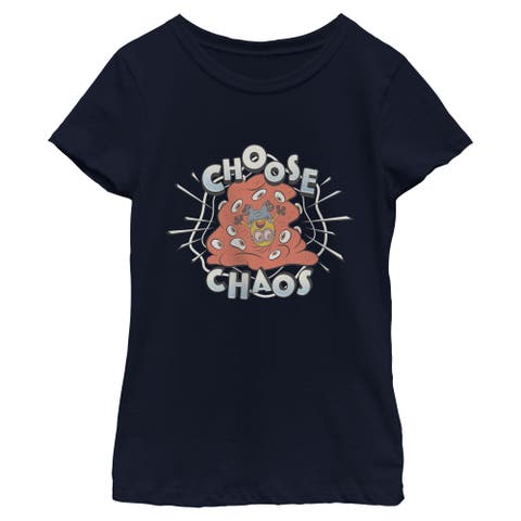 Girl's Minions & Monsters Choose the Chaos  Graphic T-Shirt