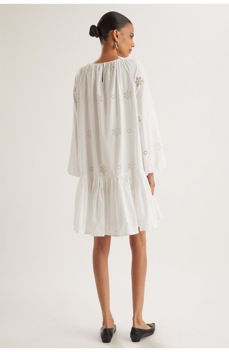 Merlette Seymour Eyelet Dress, Alternate, color, White