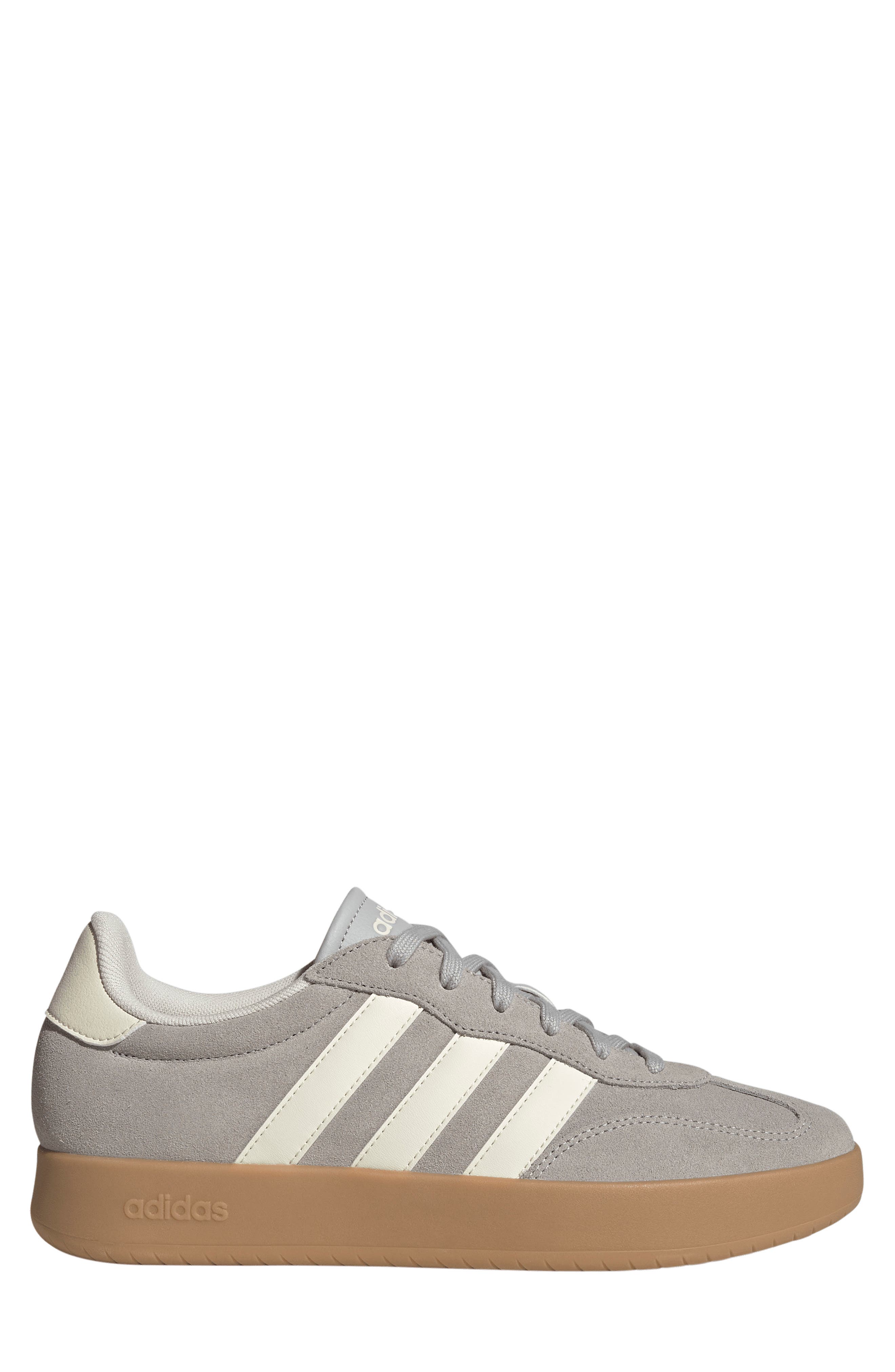 adidas Barreda Low Lace Sneaker, Alternate, color, Grey Two/ Cream White/ Gum
