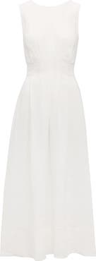 Ever New Rosie Tuck Detail Sleeveless Linen Dress