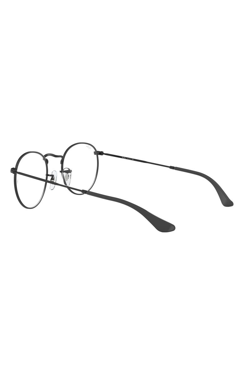 Ray-Ban Ray-Bay 47mm Round Optical Glasses, Alternate, color, 