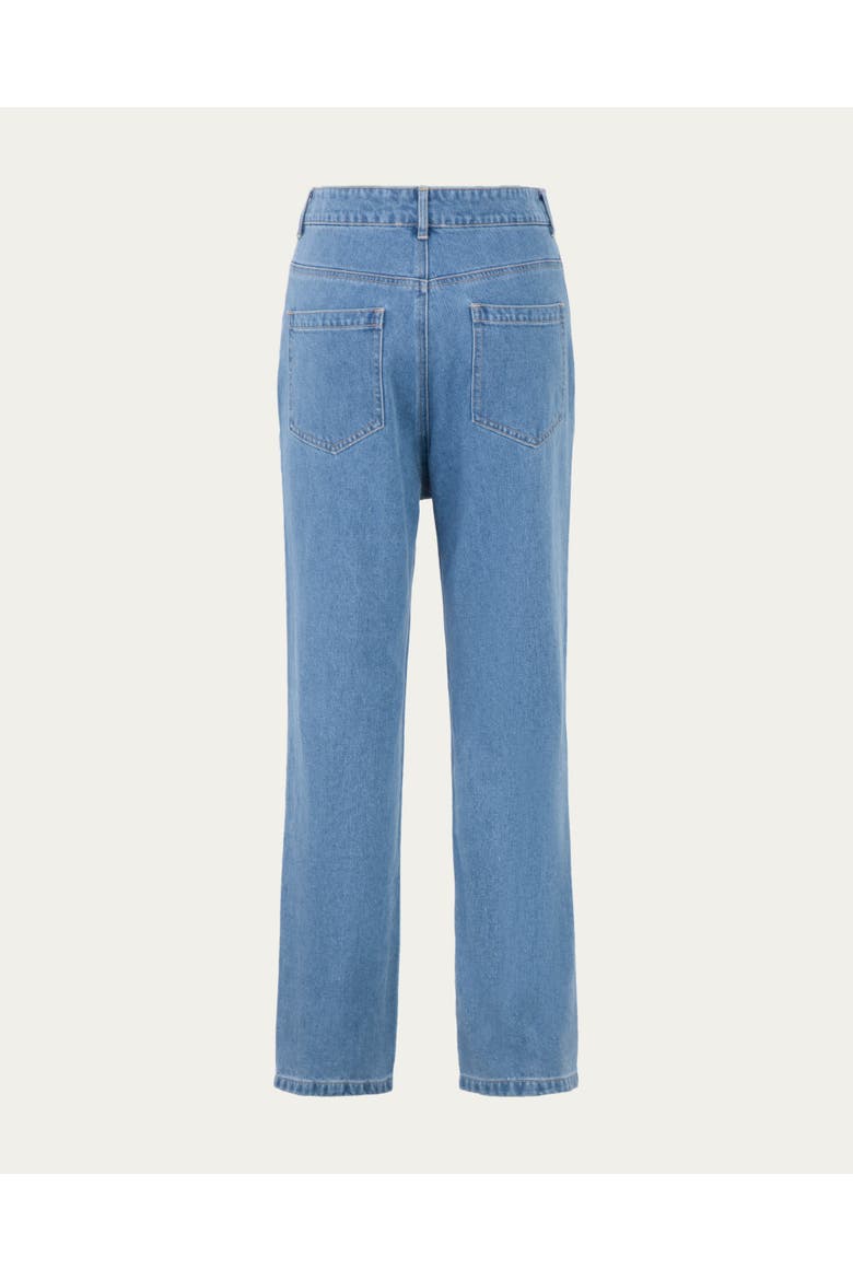 Denim Atelier Crossover Jeans, Alternate, color, Light Blue Denim