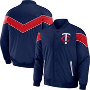 Darius Rucker Collection by Fanatics Men's Darius Rucker Collection by Fanatics Navy Minnesota Twins Baseball Raglan Full-Snap Jacket