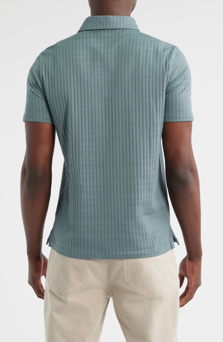 Robert Barakett Mozart Jacquard Polo, Alternate, color, Balsam Green