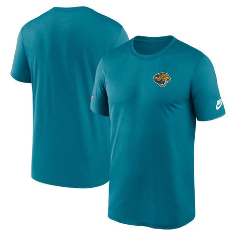 Men's Nike Teal Jacksonville Jaguars Sideline Alt Pack Small Logo Legend Performance T-Shirt