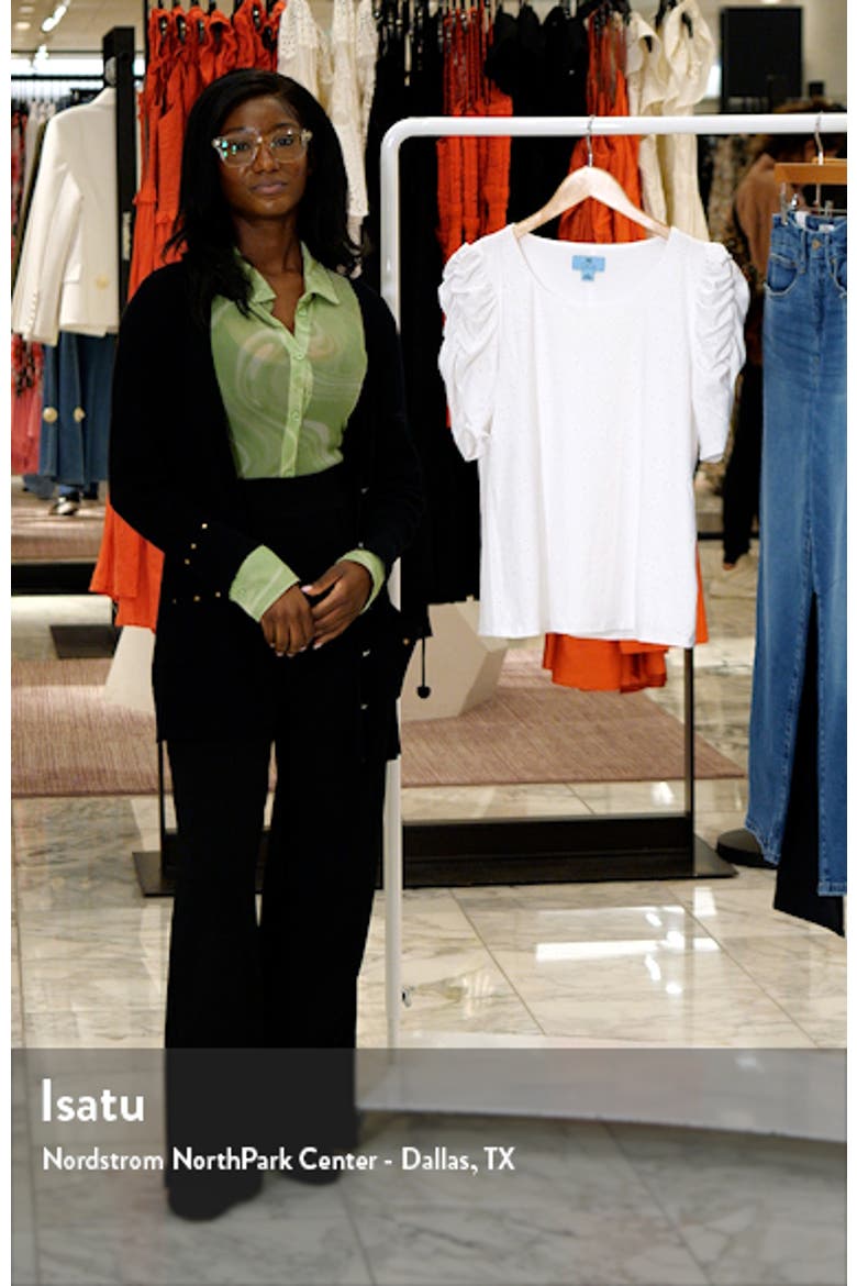 Eyelet Puff Sleeve Top video