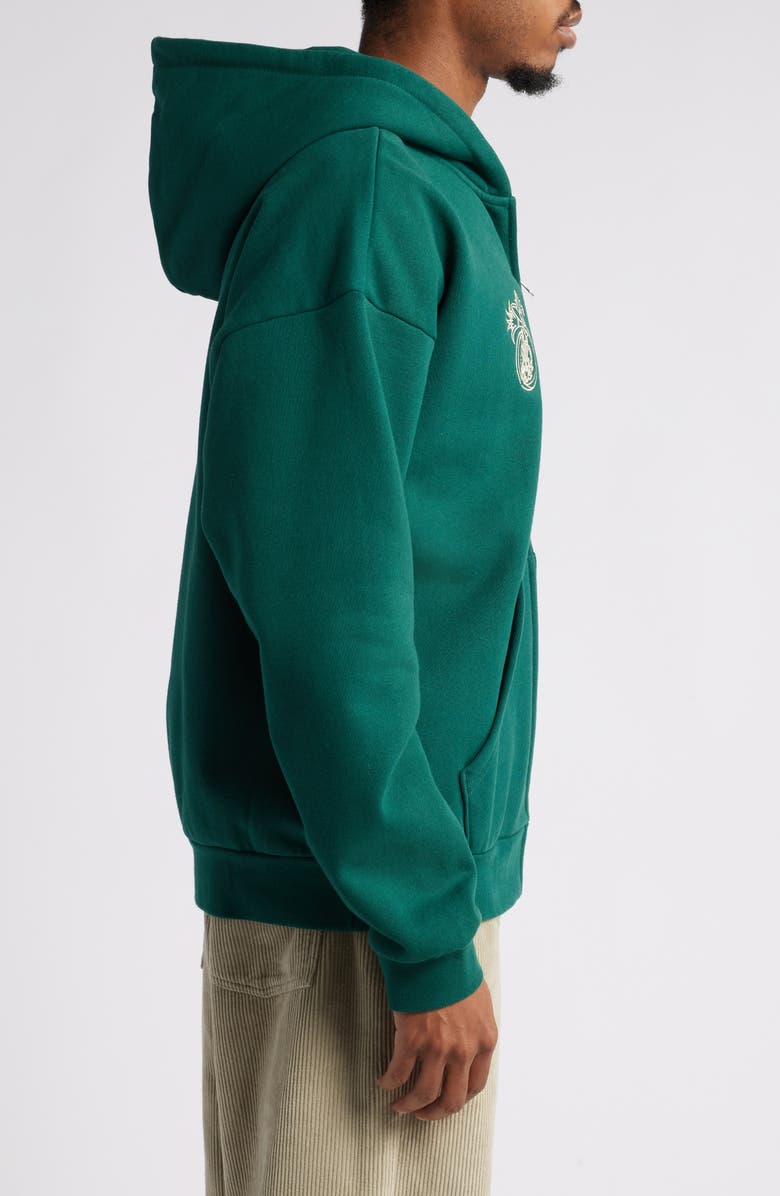 Obey Woodcut Extra Heavy Hoodie, Alternate, color, 