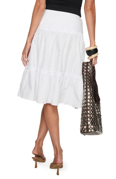 Cascades Low Rise Midi Skirt