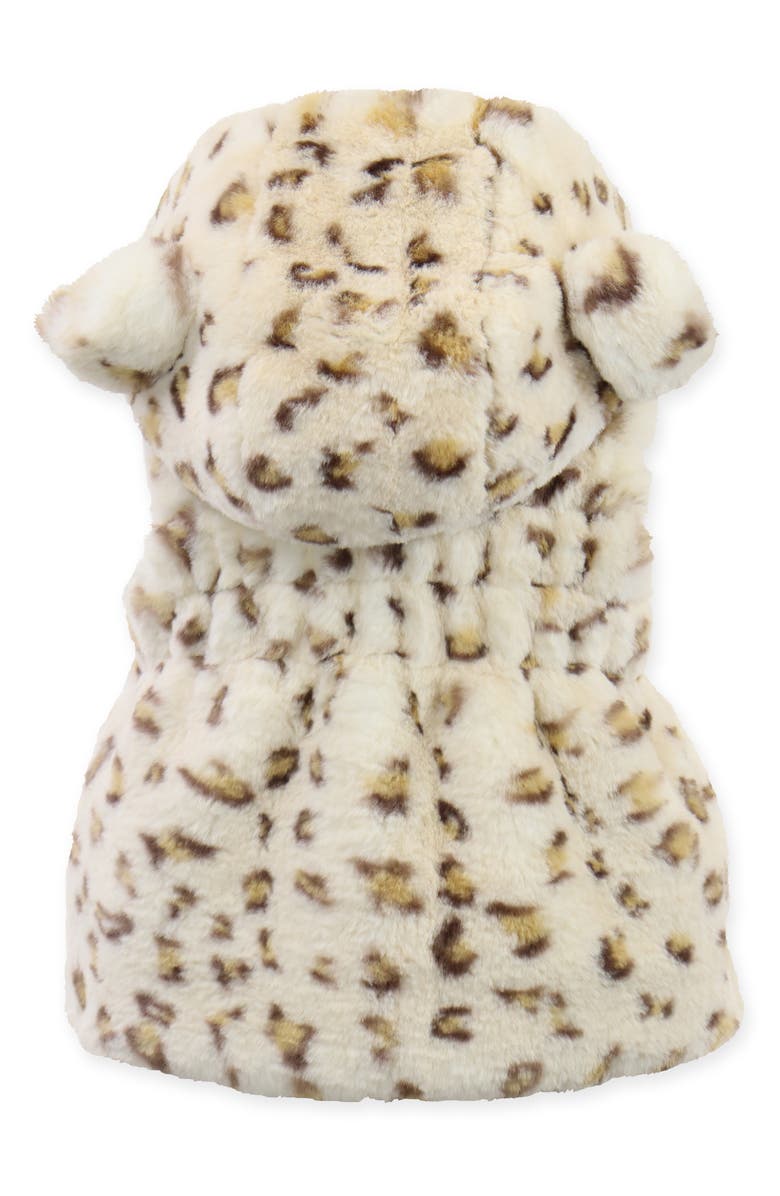 Widgeon Ruched Faux Fur Vest, Alternate, color,