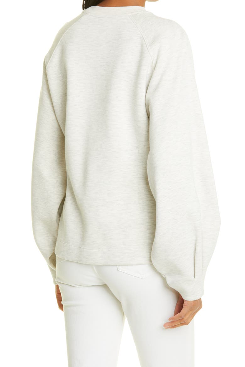 Perrine Floral Sweatshirt, Alternate, color, DARK GREY