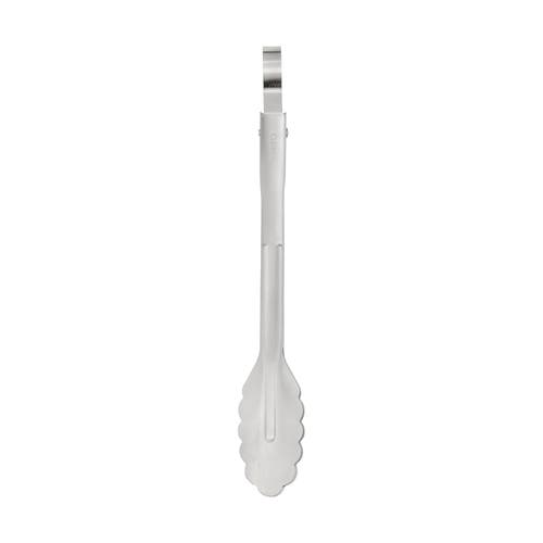 Cuisipro 9.5 Inch Stainless Steel Locking Tongs In Silver