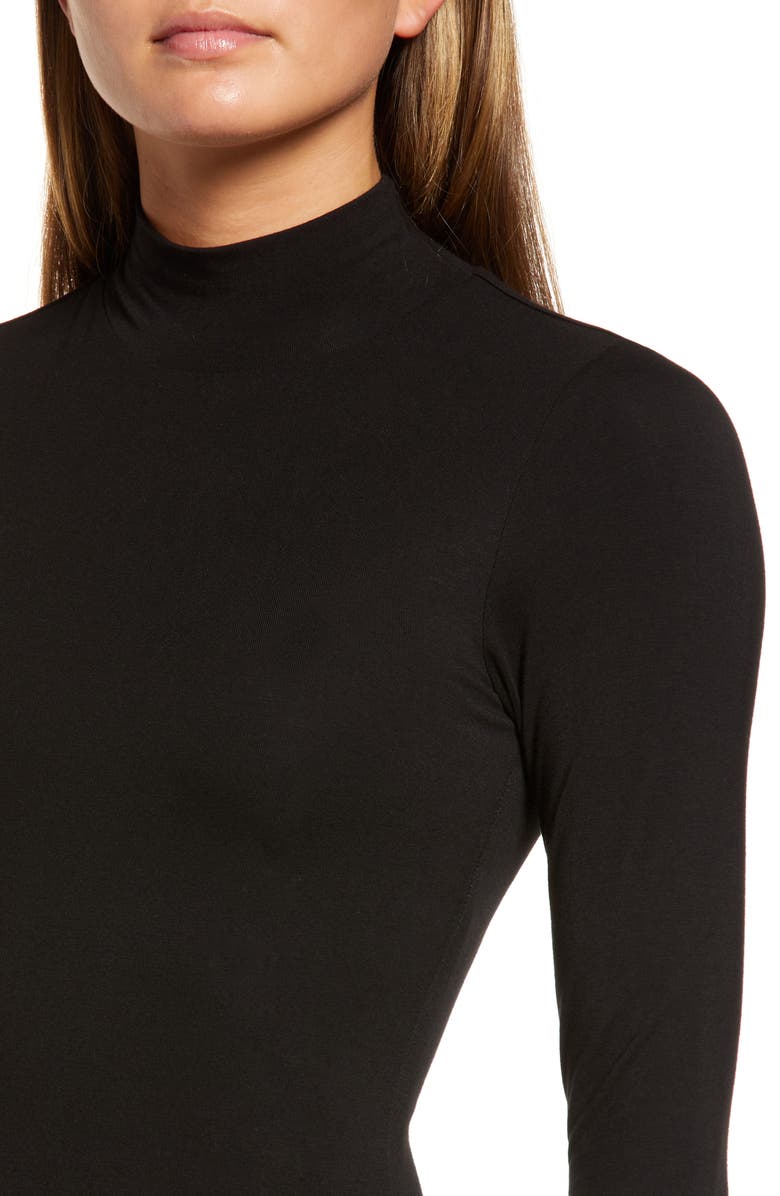 Good American Sundown Long Sleeve Body-Con Midi Dress, Alternate, color, 