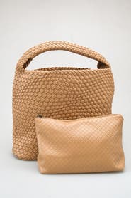 Prologue Shoes Bellini Woven Handle Bag
