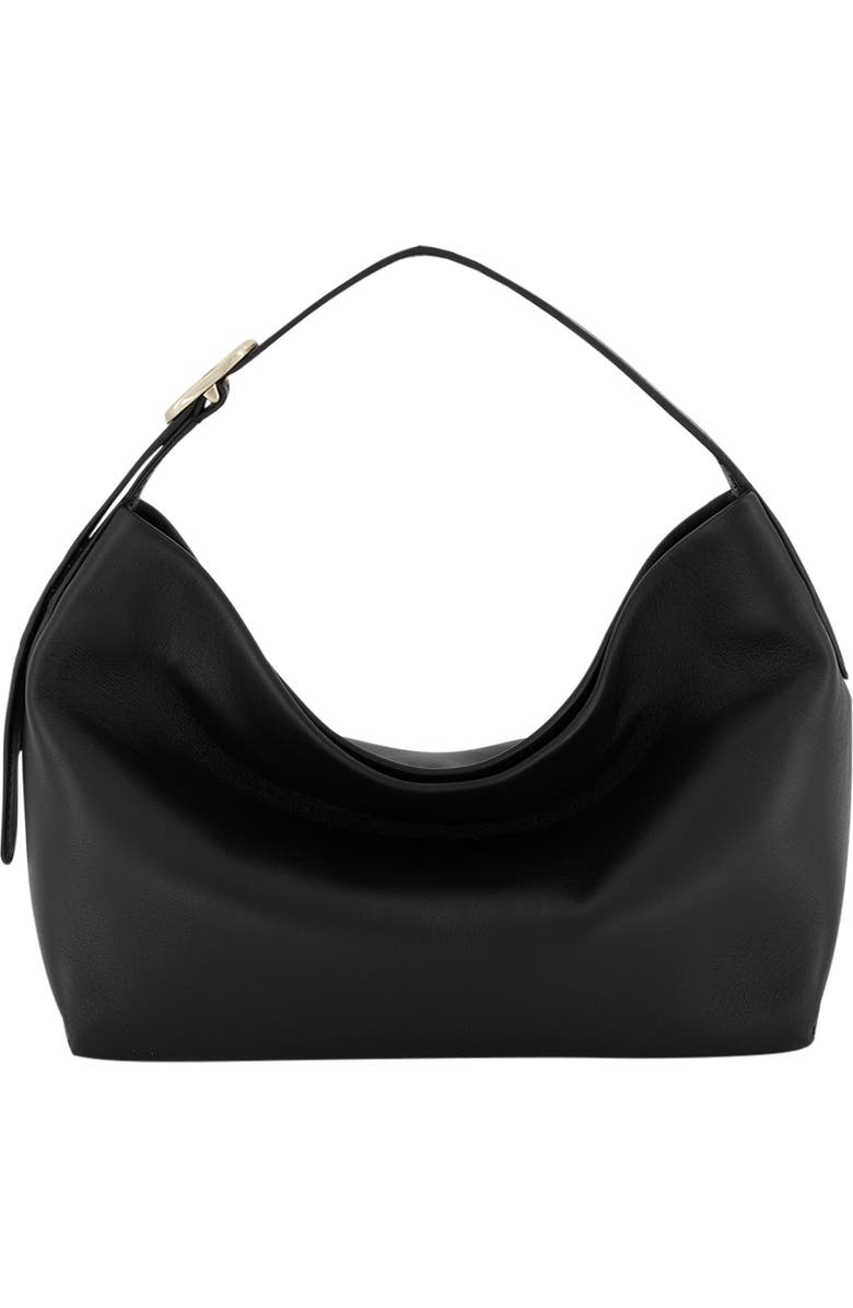 Vince Small Plonge Vivian Leather Hobo Bag, Main, color, Black