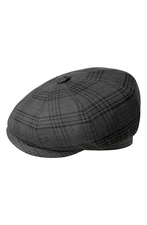 Eniry Plaid Snap Peak Newsboy Hat