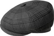 Bailey Eniry Plaid Snap Peak Newsboy Hat