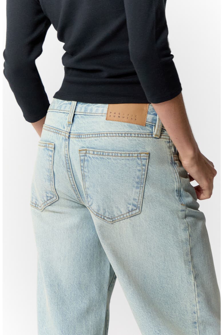 Casey Low Rise Baggy Jeans, Alternate, color, LIGHT INDIGO