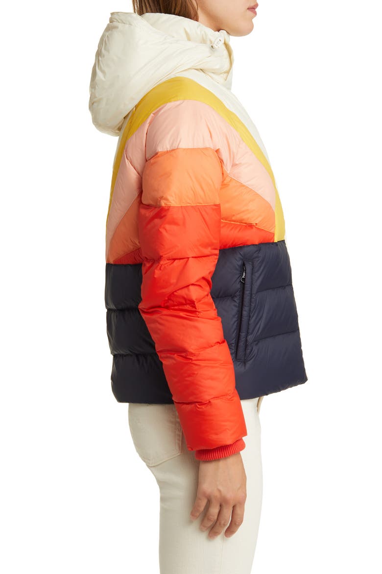 Archive Après Sunset Down Puffer Jacket, Alternate, color, NAVY SUN
