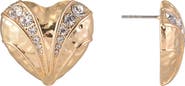 Rachel Roy Heart Button Earrings
