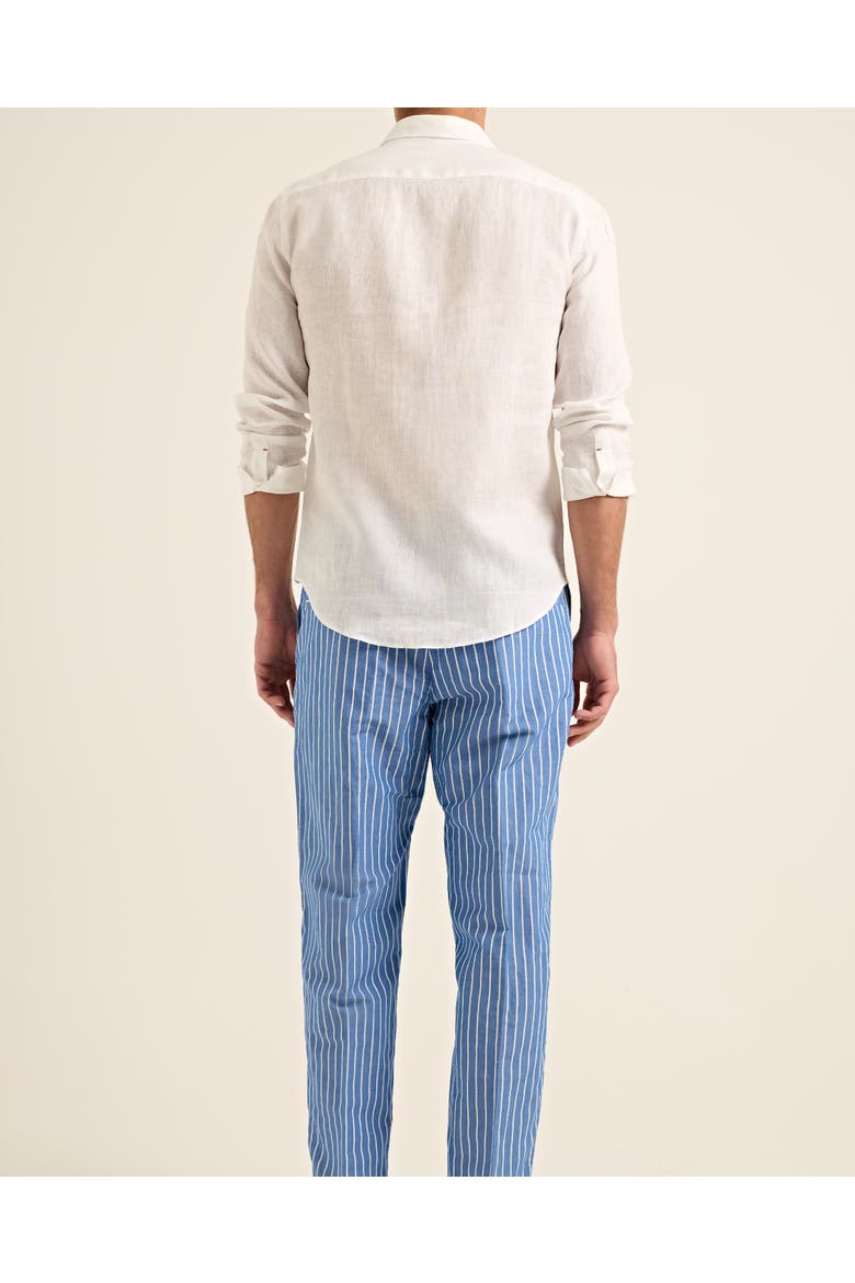 Giles Linen Applique, Alternate, color, White