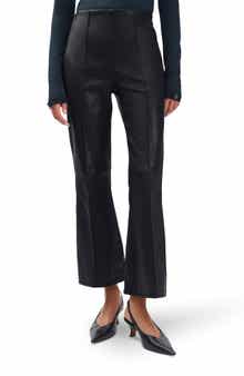 Irina Kick Flare Leather Pants