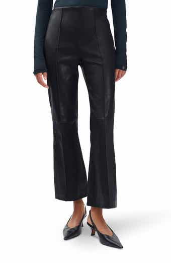 Irina Kick Flare Leather Pants