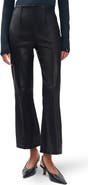 rag & bone Irina Kick Flare Leather Pants