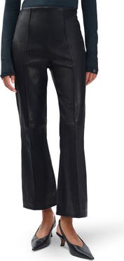 rag & bone Irina Kick Flare Leather Pants