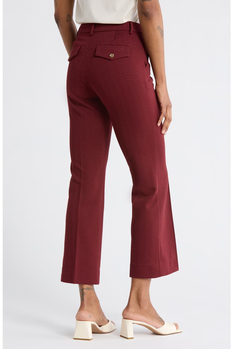 The Geo Jacquard Prim Pants, Alternate, color, MULLED WINE