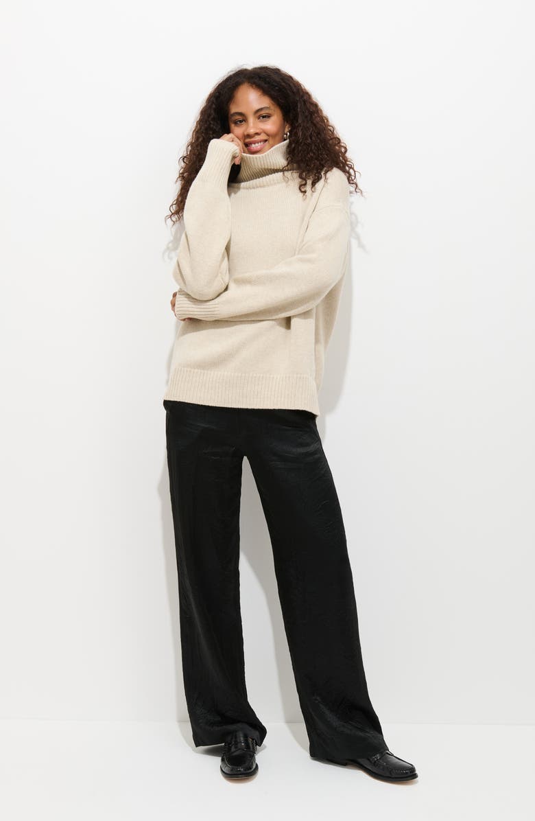 Alex Mill Nottinghill Merino Wool Blend Turtleneck Sweater, Alternate, color, Wishbone