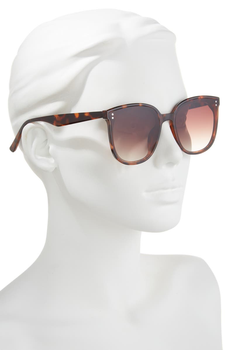 BP. Square Sunglasses, Alternate, color, Tortoise