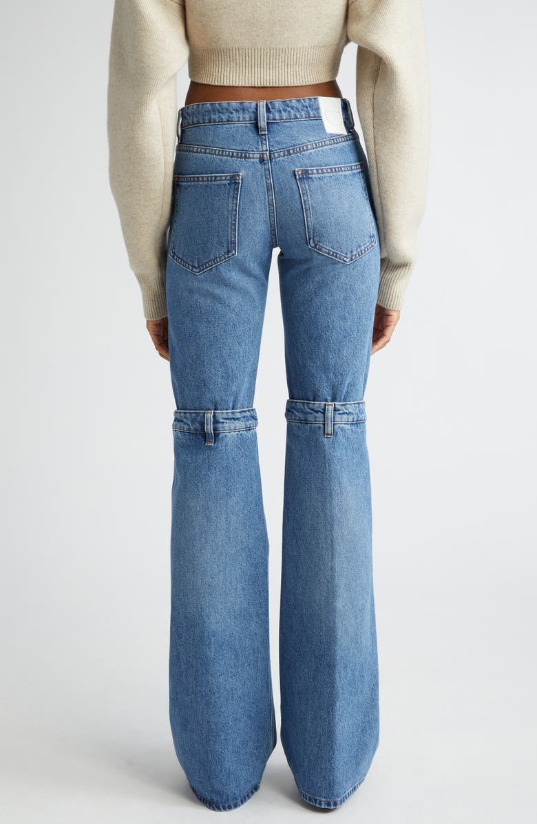 Coperni Open Knee Denim Jeans, Alternate, color, 