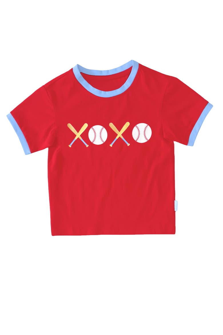 Baseball XO T-Shirt, Main, color, Red