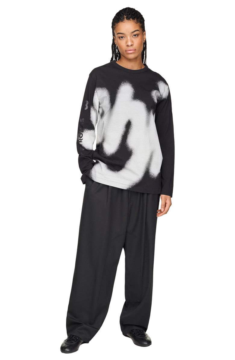 Y-3 Mercedes - AMG Petronas Formula 1 Team Yohji Graphic Long Sleeve Tee, Alternate, color, 